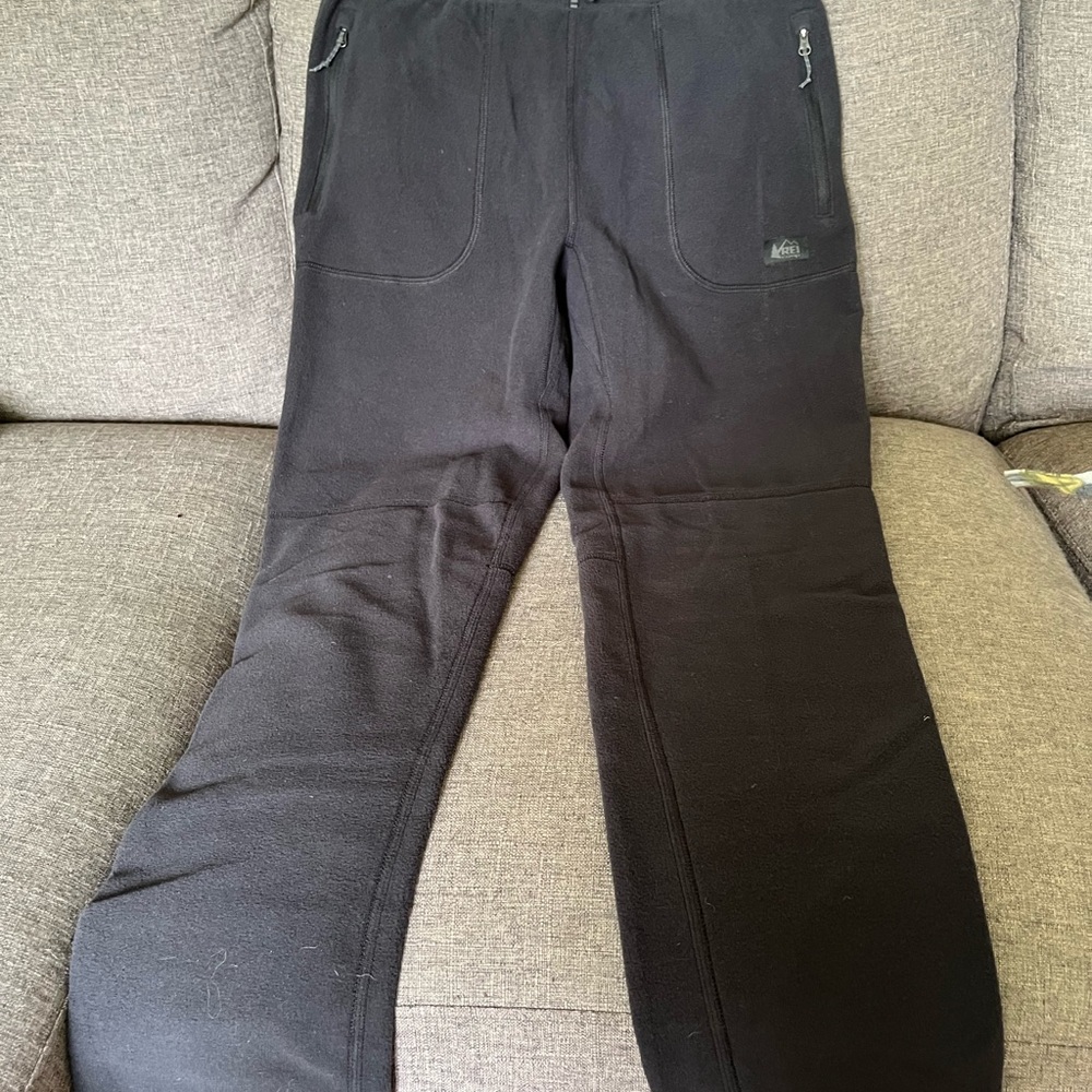 Black Fleece Pants